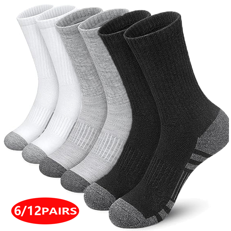 Men's High Performance Athleti - đánh giá và giá Cotton Crew Sock Pack