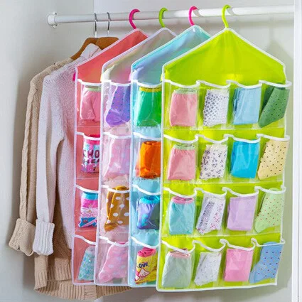 Hot 16Pockets WardrobePockets  - đánh giá và giá Sock Organizer Tray