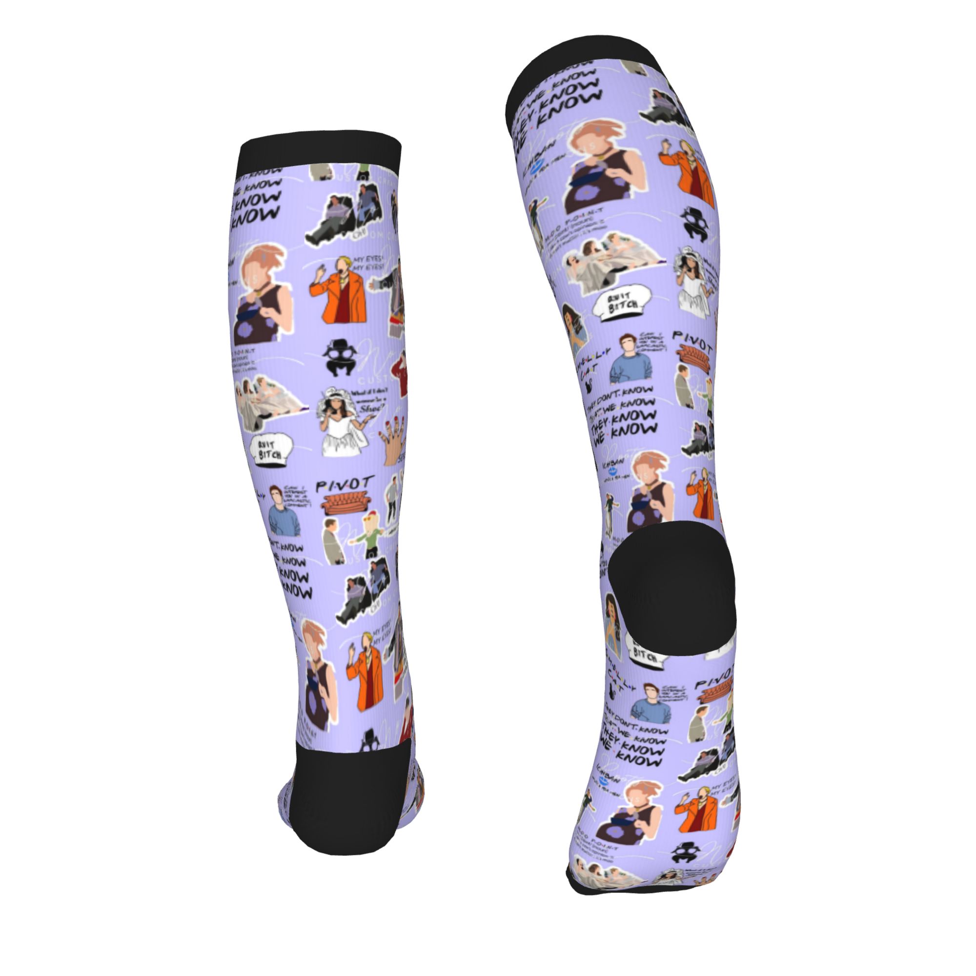 Friends Classic TV Show Men Wo - đánh giá và giá No Show Sock Women