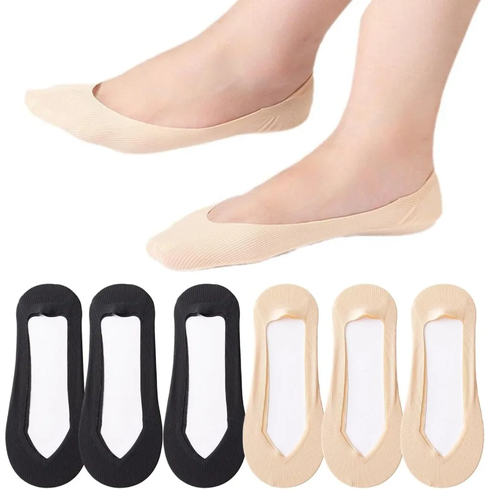 6 Pairs No Show Socks Women An - đánh giá và giá Invisibility Sock Loafer