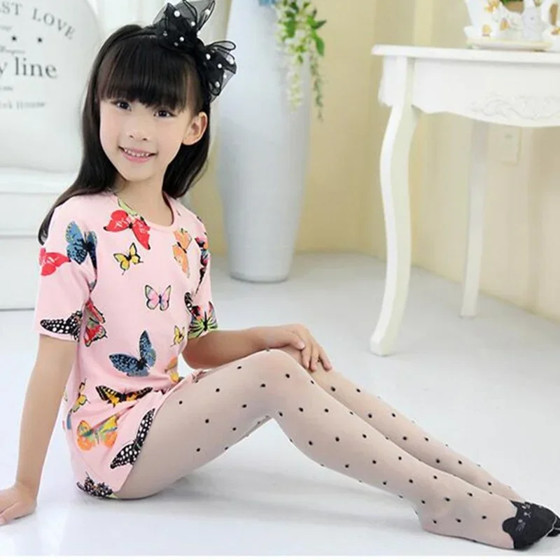 Sweet Cat Printed Girls Pantyh - đánh giá và giá Tights Pantyhose Sheer