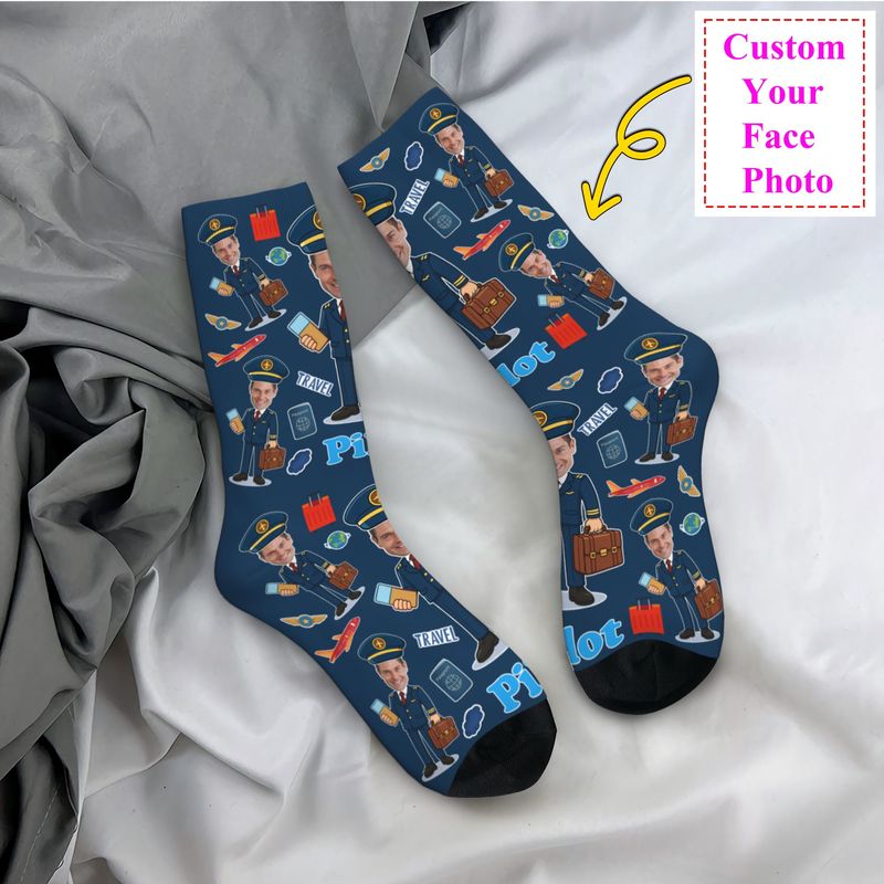 Novelty Men's Funny Pilot Cust - đánh giá và giá Dress Sock Men