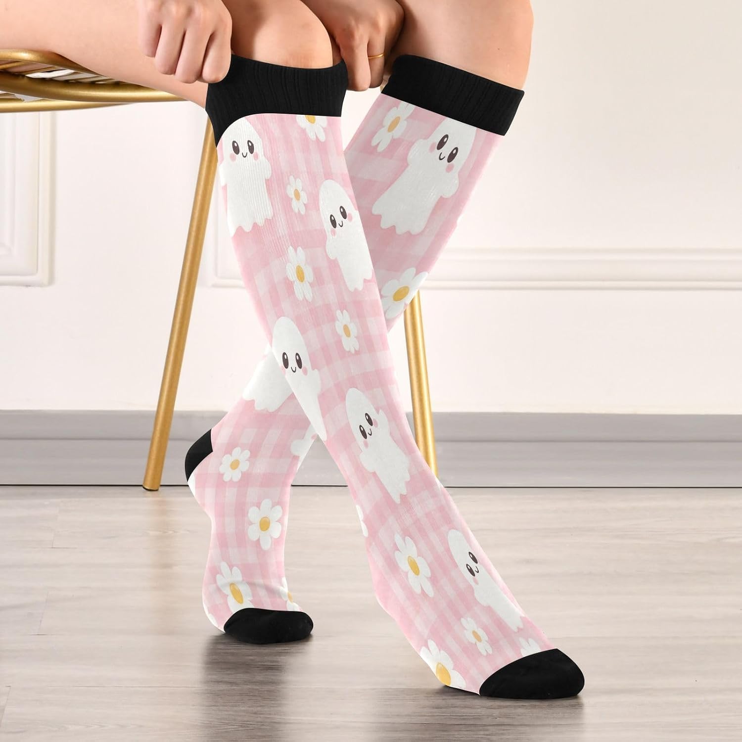Happy Halloween Compression So - đánh giá và giá Knee High Sock Women