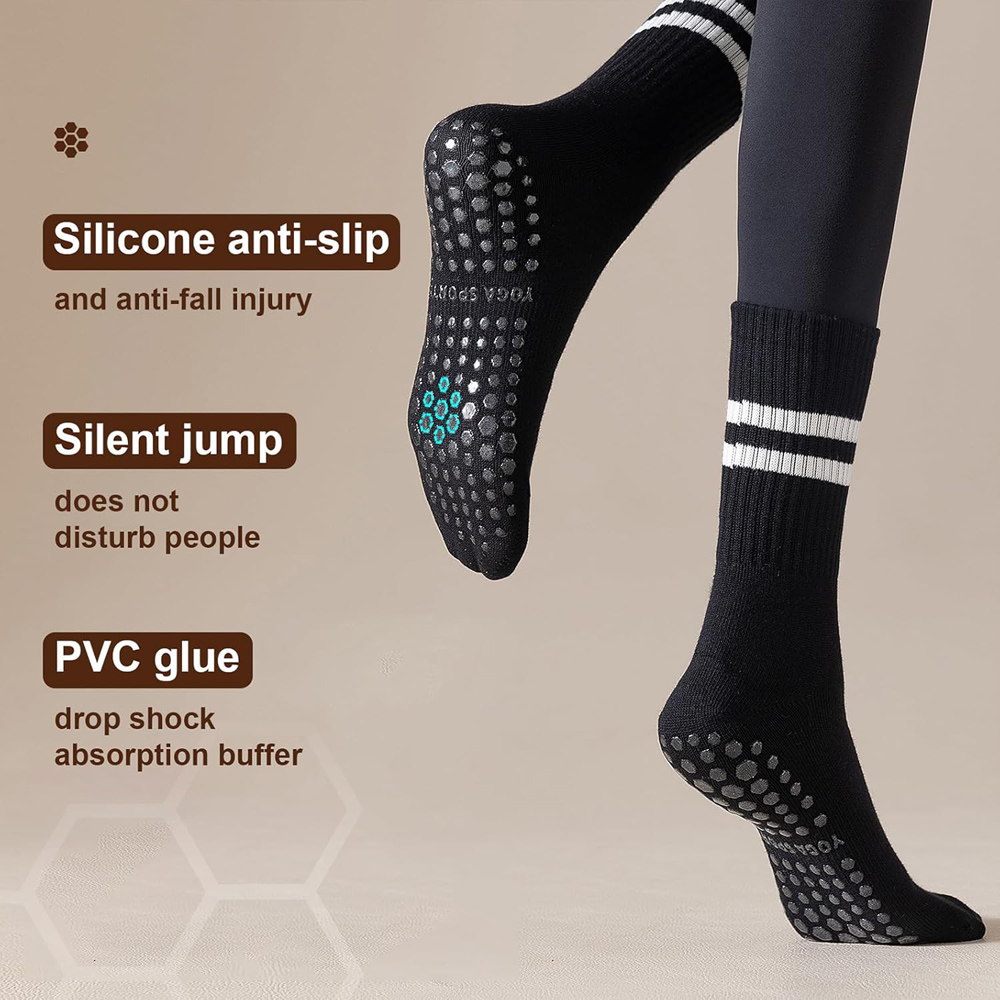 Yoga Pilates Socks with Grips  - đánh giá và giá Grip Sock Yoga