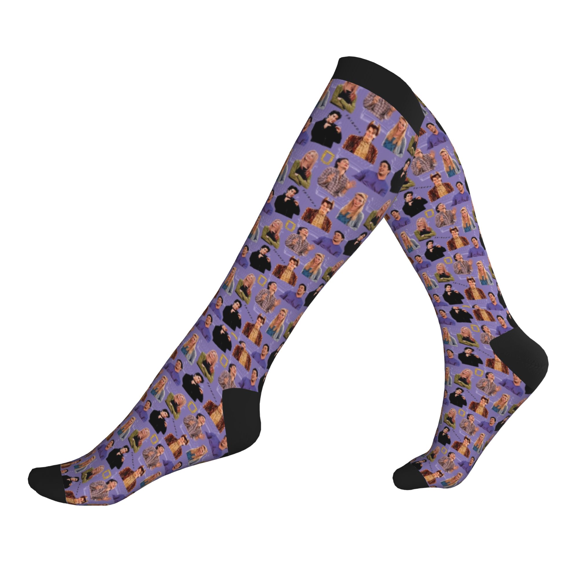 Friends Symbol Collage TV Show - đánh giá và giá No Show Sock Women