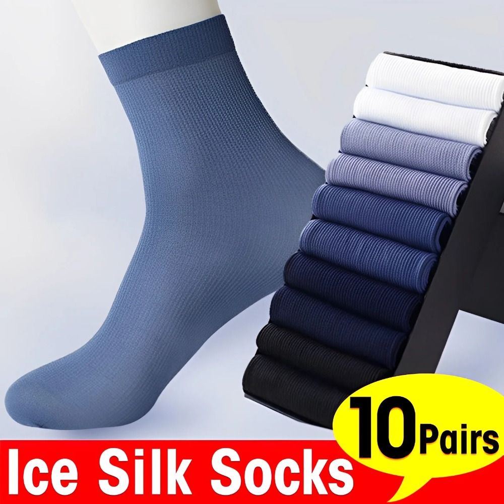 10Pairs Fashion Breathable Men - đánh giá và giá Silk Sock Bamboo