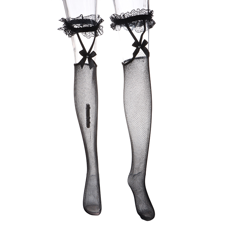 1Pair Sexy Mesh Fishnet Thigh  - đánh giá và giá Knee High Sock Women
