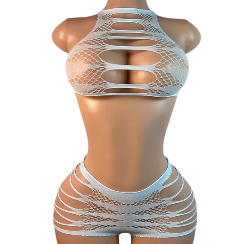 Sexy Lingerie +Panties Hollow  - đánh giá và giá Fishnet Stocking Women
