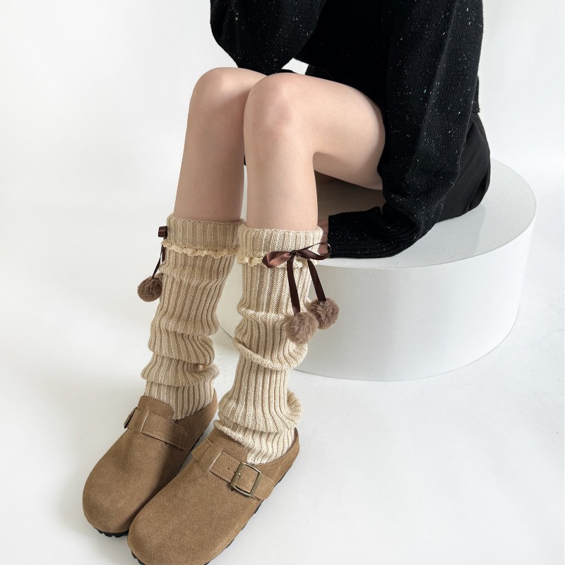 Camel Knit Leg Warmers with Fu - đánh giá và giá Boot Sock Slouchy
