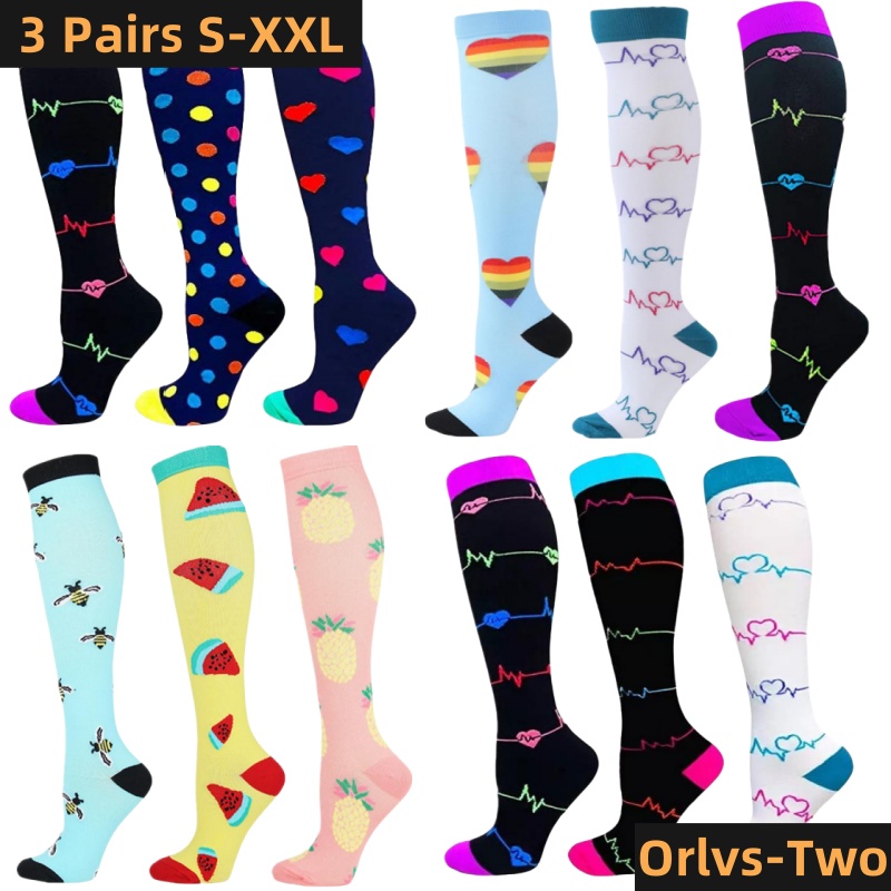 S-XXL 3 Pairs Free Shipping Nu - đánh giá và giá Compression Sock Medical