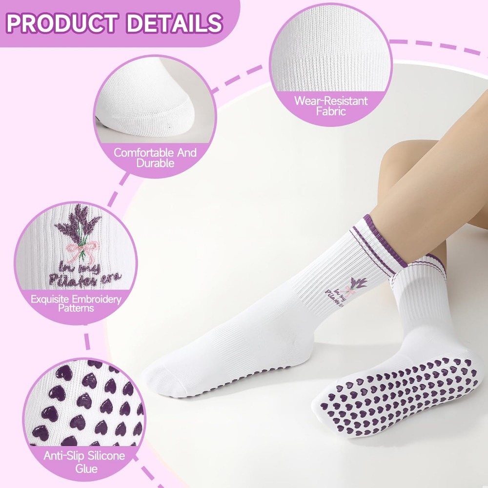 Women's Cute Ruffled Yoga Sock - đánh giá và giá Grip Sock Yoga