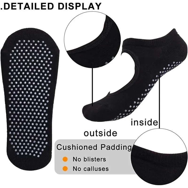 Backless Non-slip Fitness Yoga - đánh giá và giá Grip Sock Yoga