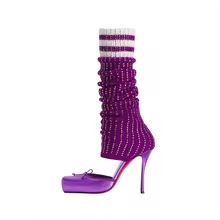 Butterfly-Kont Square Toe Knee - đánh giá và giá Knee High Sock Women
